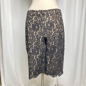 Robert Rodriguez lace shorts, summer goth dressy shorts, size 10